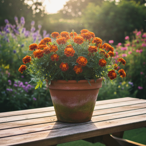 French Marigold Double Shade Dwarf Flower Seeds
