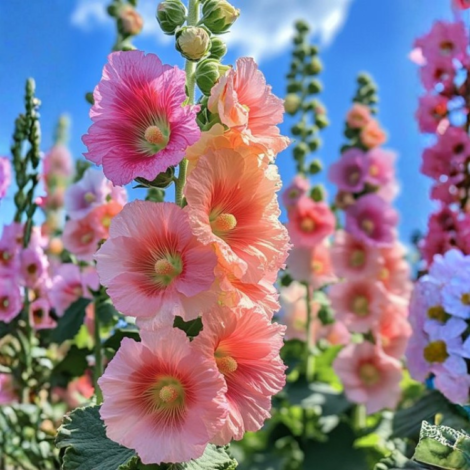 Hollyhock Summers Mix Seeds