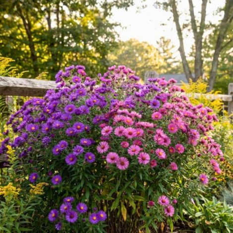 Aster new england flower seeds